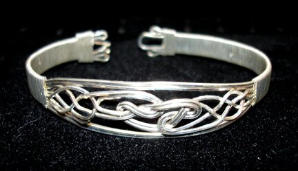 Silver Modern Bracelet